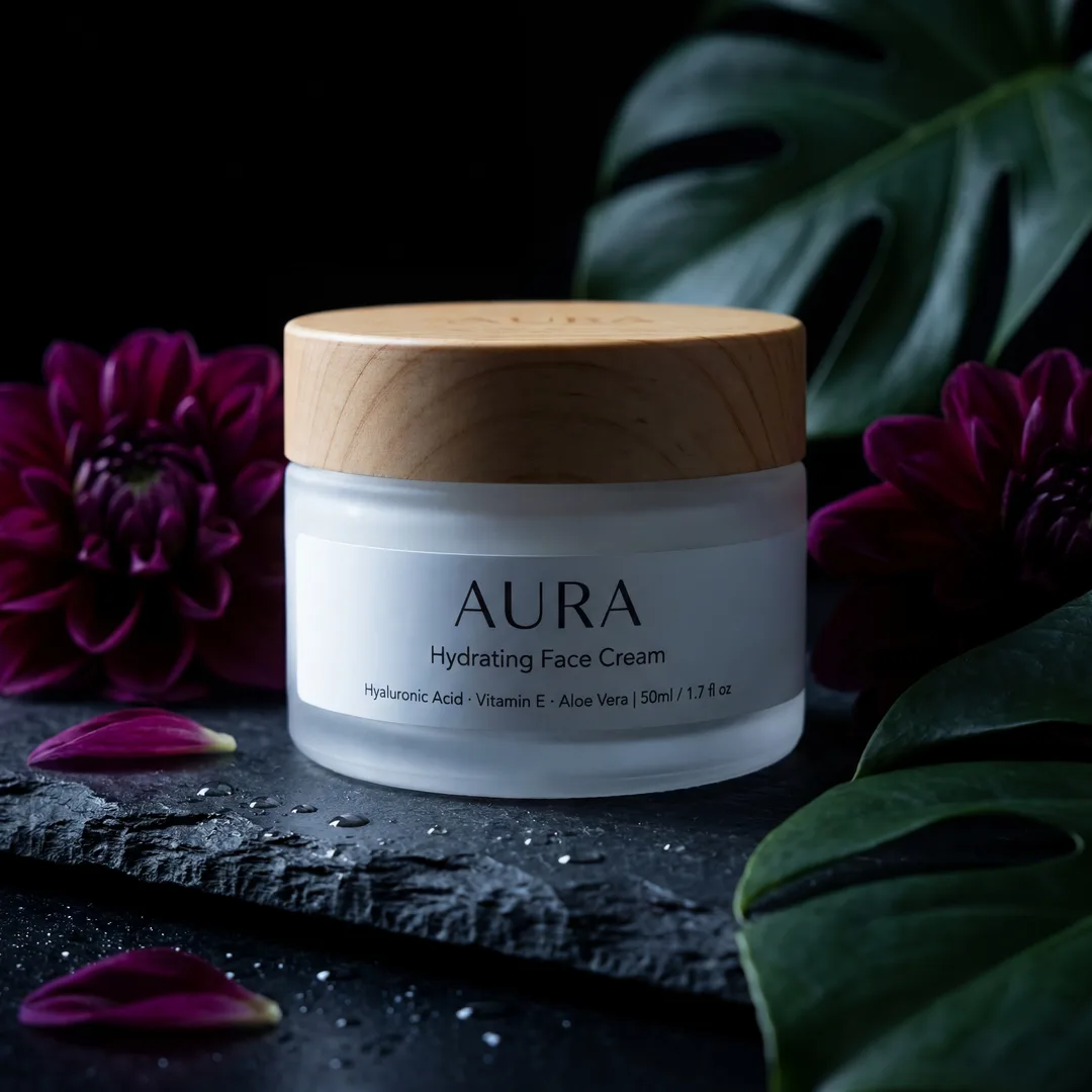 Skincare Cream — AI lifestyle photo