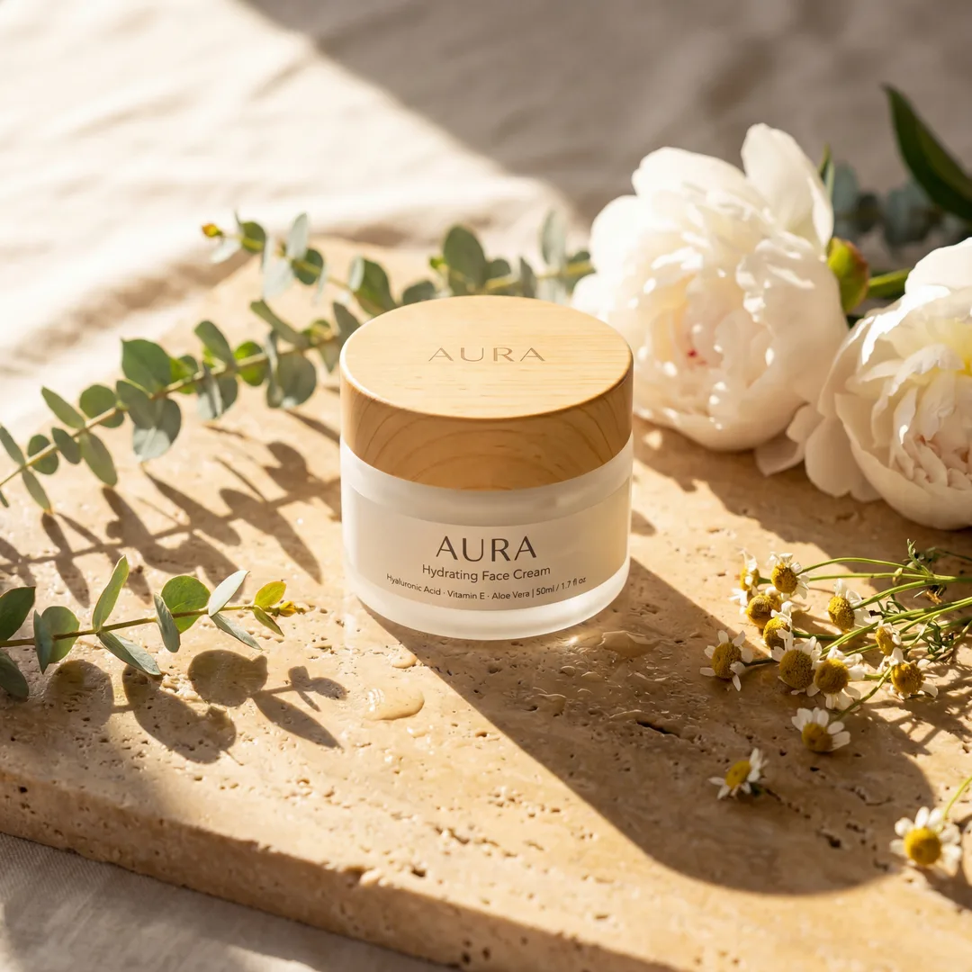 Skincare Cream — AI lifestyle photo