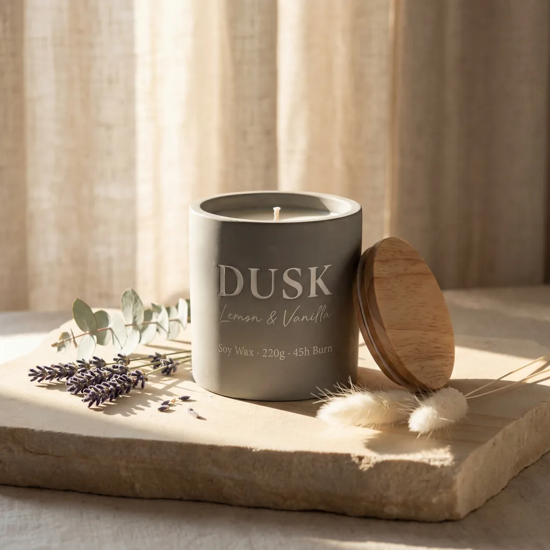 Candle — AI lifestyle photo