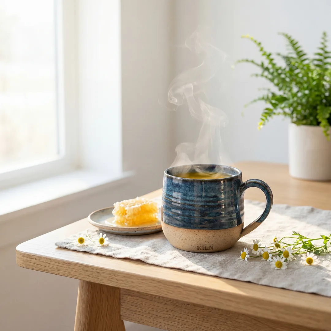 Ceramic Mug — AI lifestyle photo